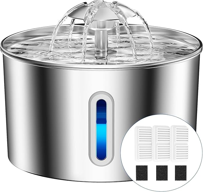 Cat Water Fountain Stainless Steel